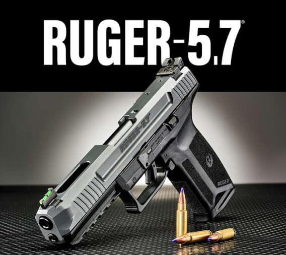 RUGER 5.7x28mm 4.95" Barrel High Cap Handgun - Image 2