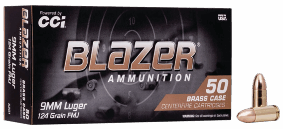 CCI 9mm 124gr Blazer Box