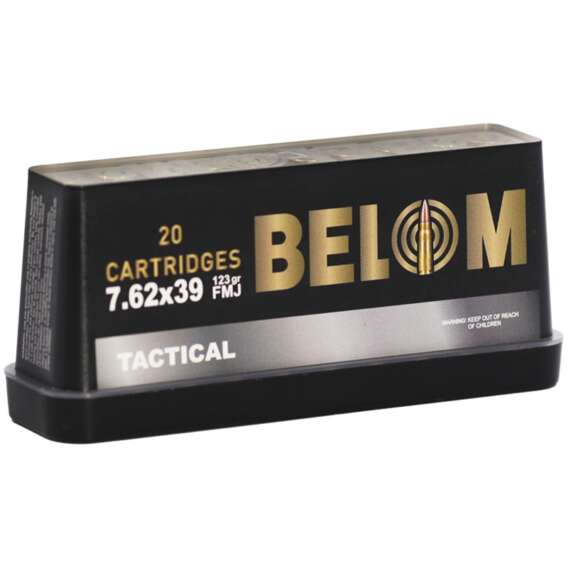 Belom 7.62x39mm 123 Grain FMJ - 240 Round Pack - Image 2