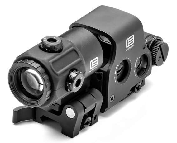 Eotech HHSVI HHS VI EXPS & G43 Magnifier Matte Black 1x/3x 1.20" x 0.85" 1 MOA Red Dot/68 MOA Ring - Image 2