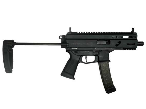Grand Power Pistol Stribog SP9A3S 9mm PDW Brace with Tailhook 5"